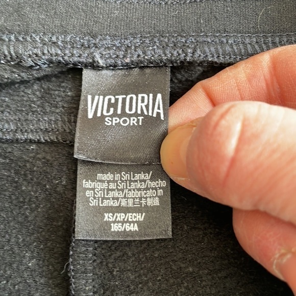VICTORIA Sport Black Joggers With Mesh Details Size XS - Picture 11 of 11